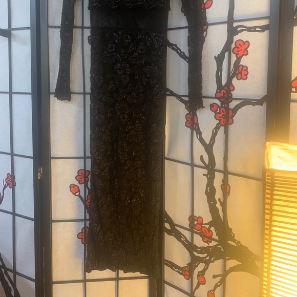 Blondie & Me Vintage Black Dress, Size 5/6 - Picture 3 of 9